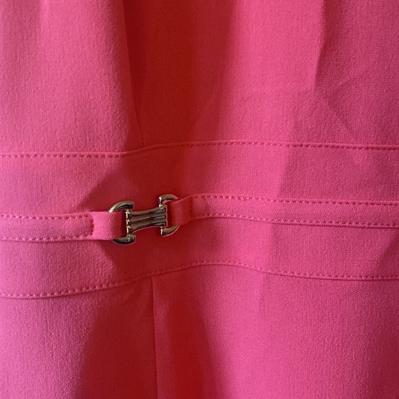 NWT Tahari Arthur S Levine Dress Coral Size 4 - Picture 4 of 11